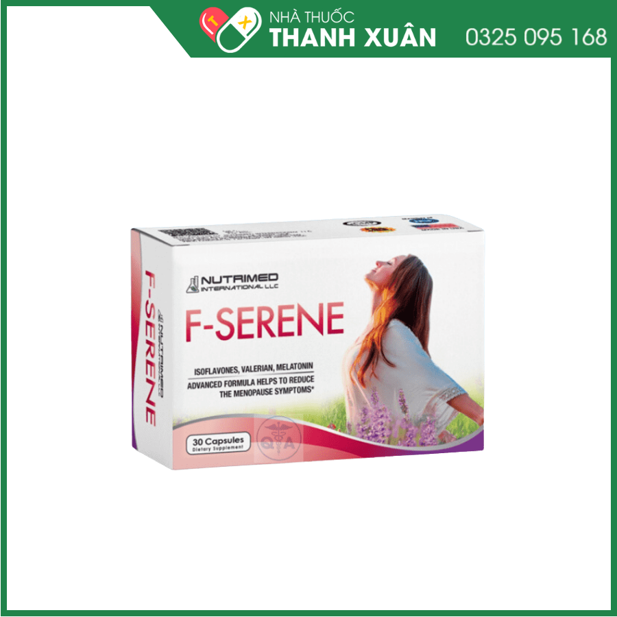 F-SERENE - Hỗ trợ cải thiện các triệu chứng của mãn kinh và tiền mãn kinh