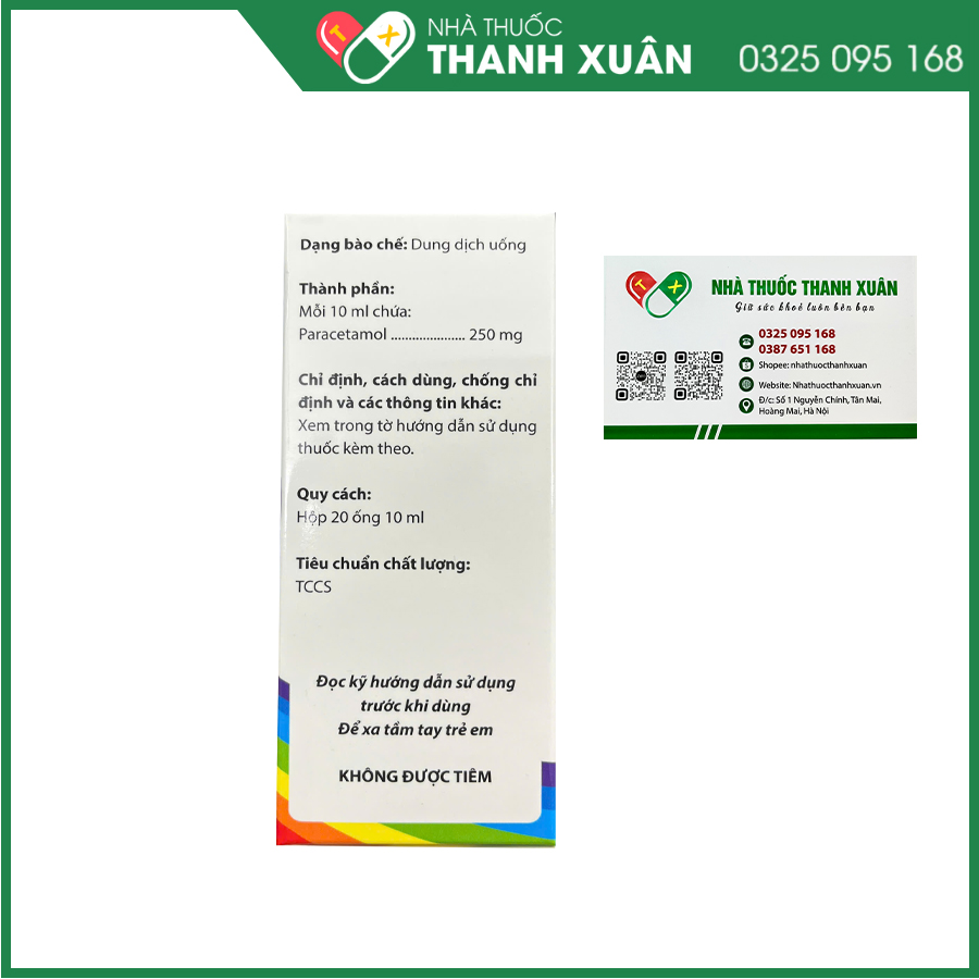 Falgankid 25mg/mL thuốc giảm đau, hạ sốt