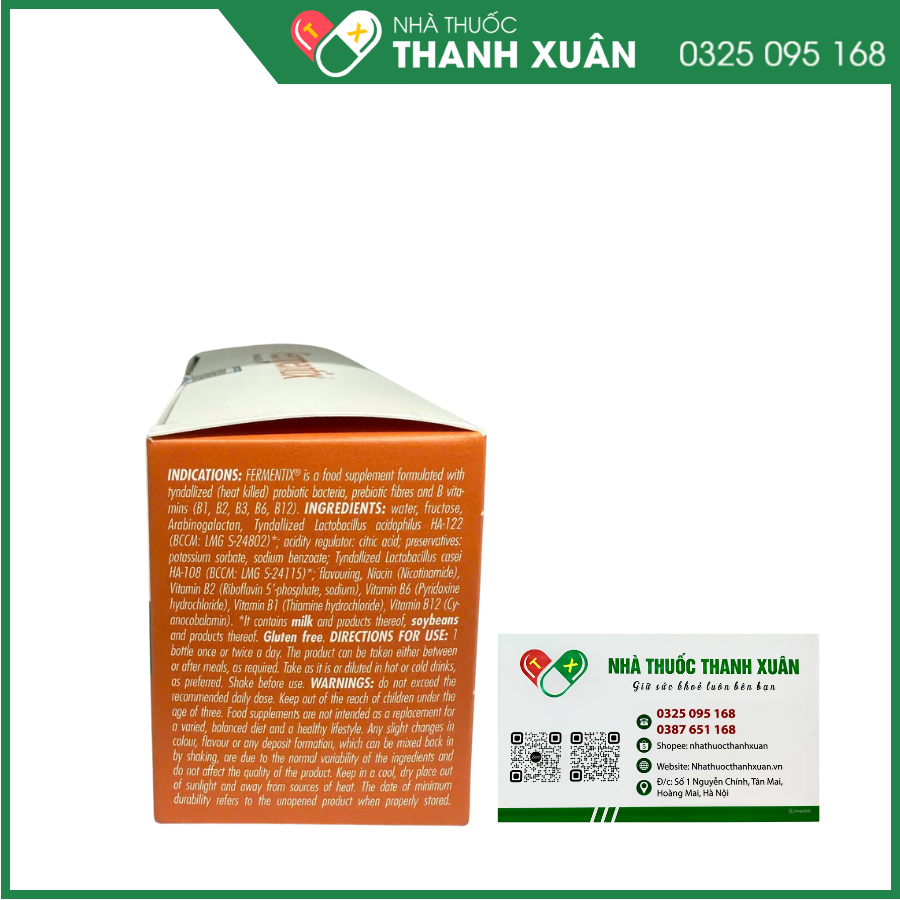 Fermentix - Men vi sinh trị rối loạn tiêu hóa hiệu quả