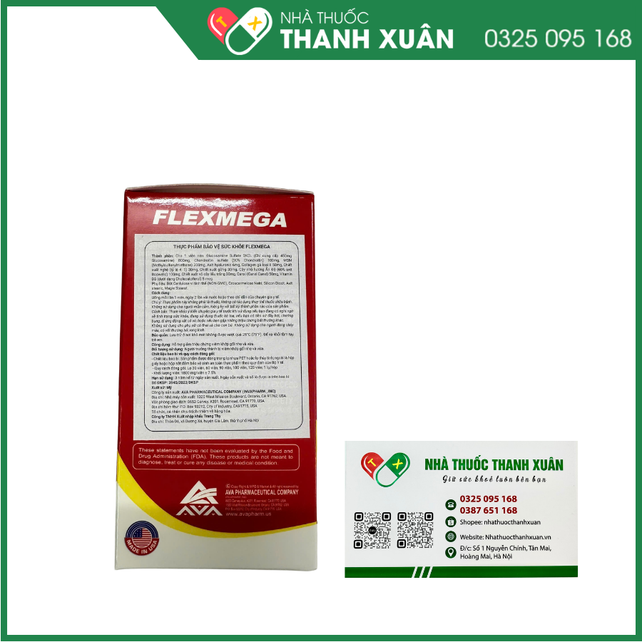 Viên uống Flexmega hỗ trợ giảm đau khớp, viêm khớp