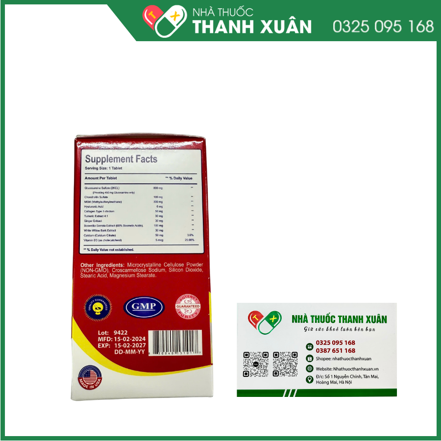 Viên uống Flexmega hỗ trợ giảm đau khớp, viêm khớp