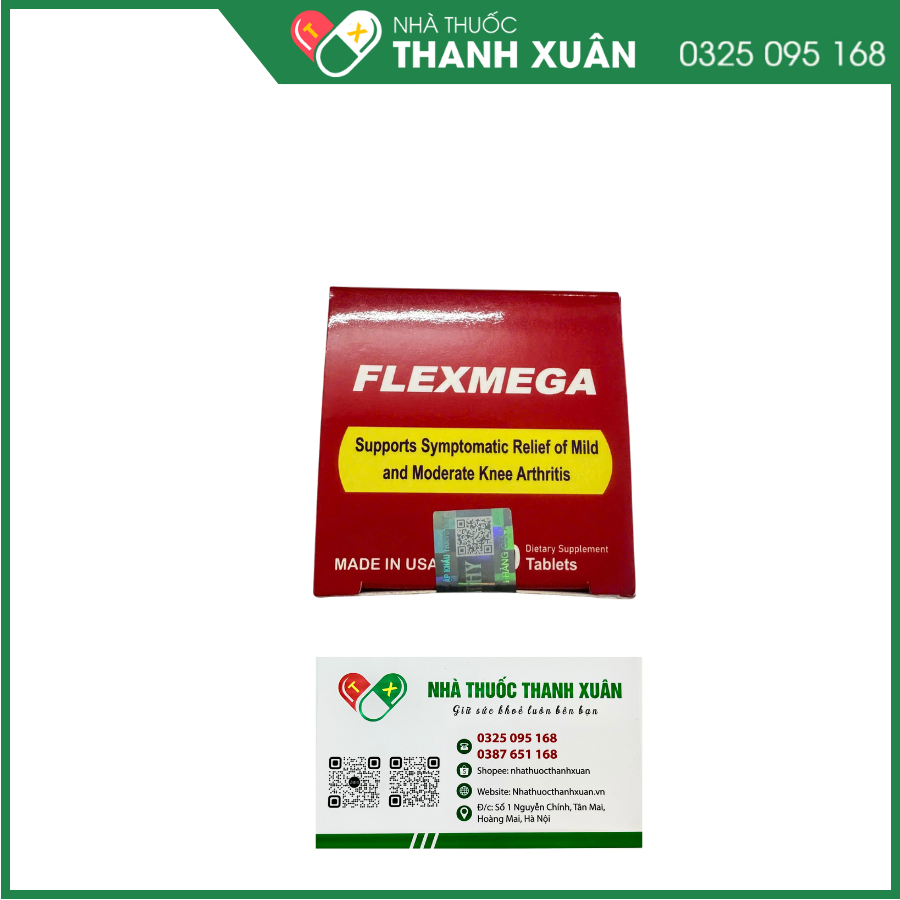 Viên uống Flexmega hỗ trợ giảm đau khớp, viêm khớp