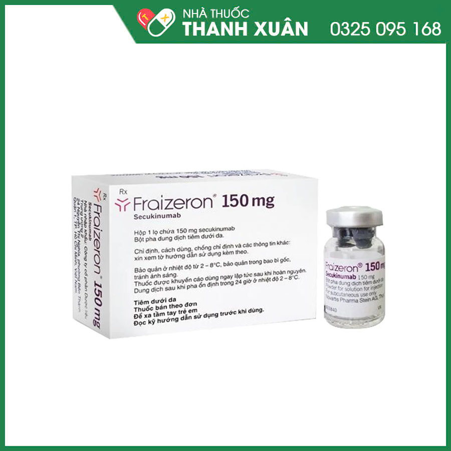 Fraizeron® 150mg thuốc điều trị vảy nến