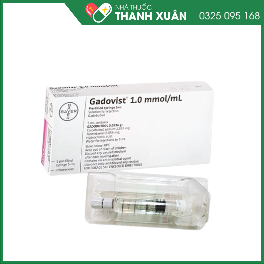 Gadovist - Thuốc cản quang dùng chẩn đoán
