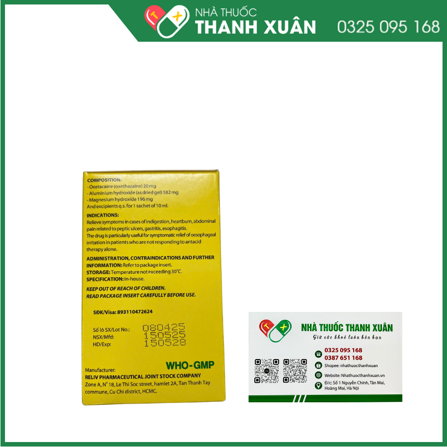 Gastsus giảm triệu chứng không tiêu, ợ nóng, loét tiêu hóa, viêm dạ dày