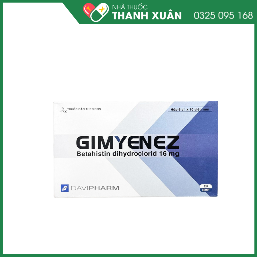 Gimyenez điều trị hội chứng Meniere