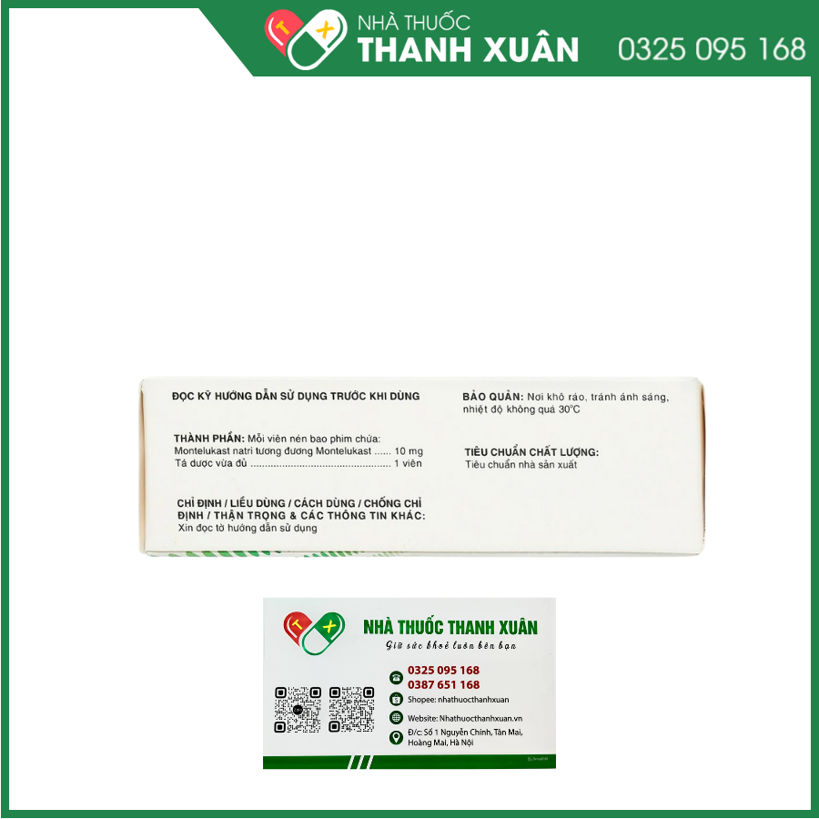 Givet-10 phòng và điều trị viêm phế quản mạn tính
