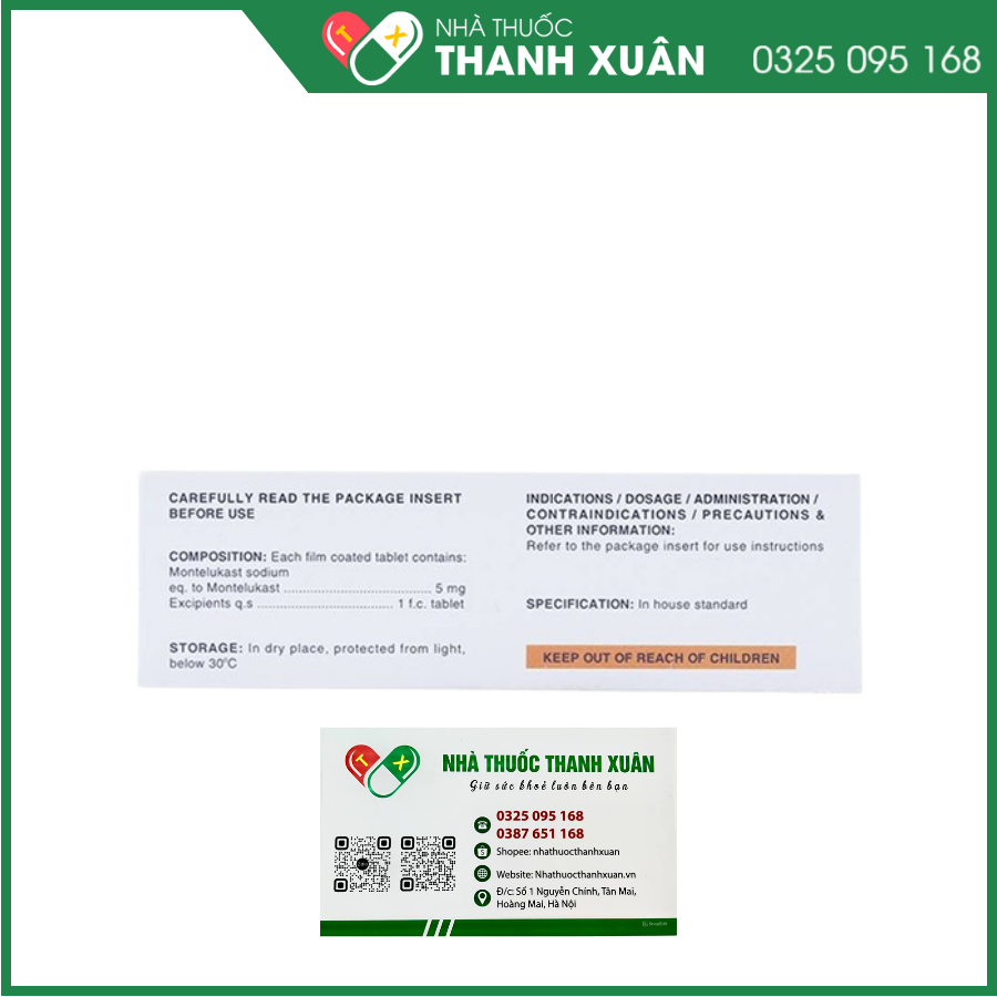 Givet-5 phòng và điều trị viêm phế quản mạn tính