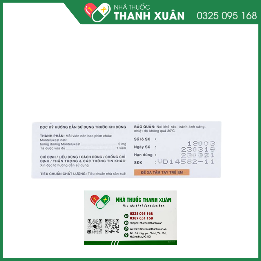 Givet-5 phòng và điều trị viêm phế quản mạn tính