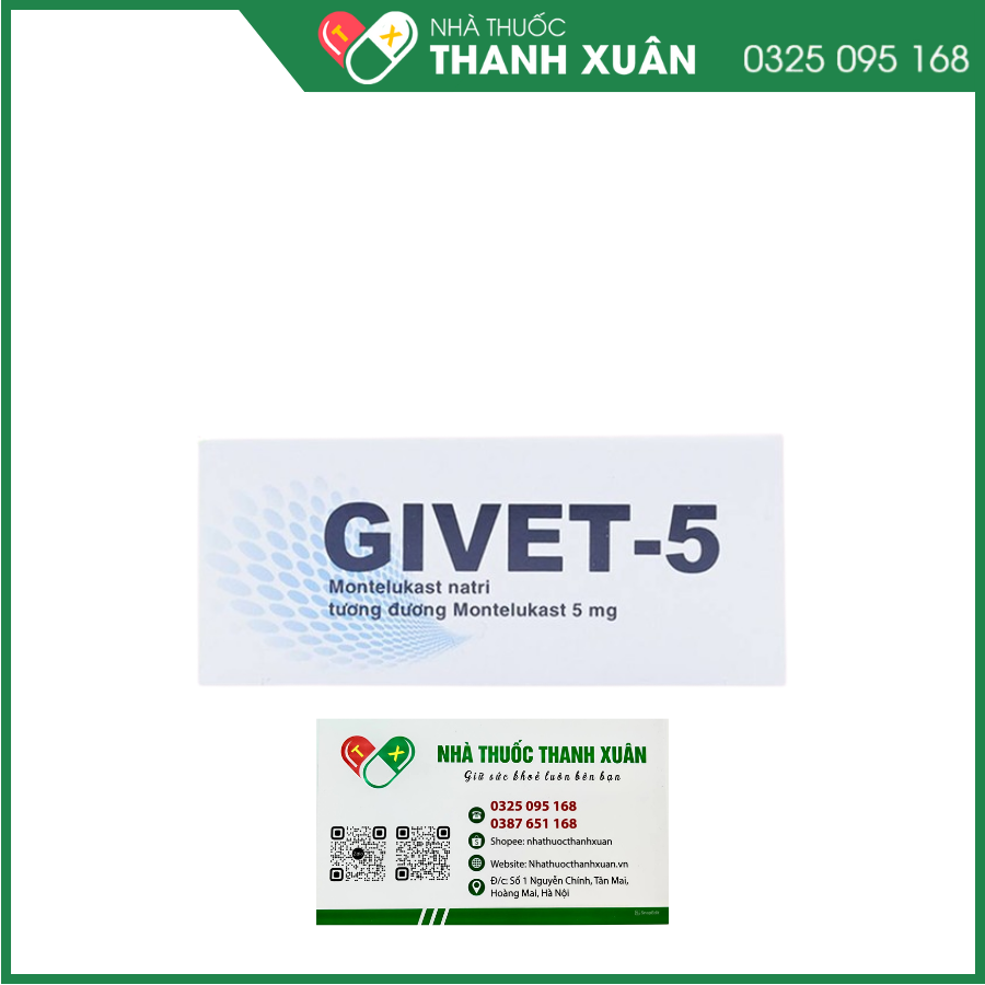 Givet-5 phòng và điều trị viêm phế quản mạn tính