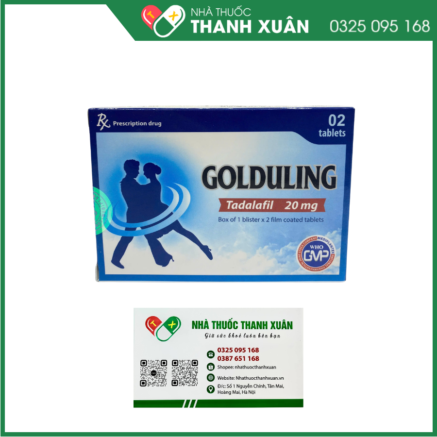 Golduling điều trị rối loạn cương dương