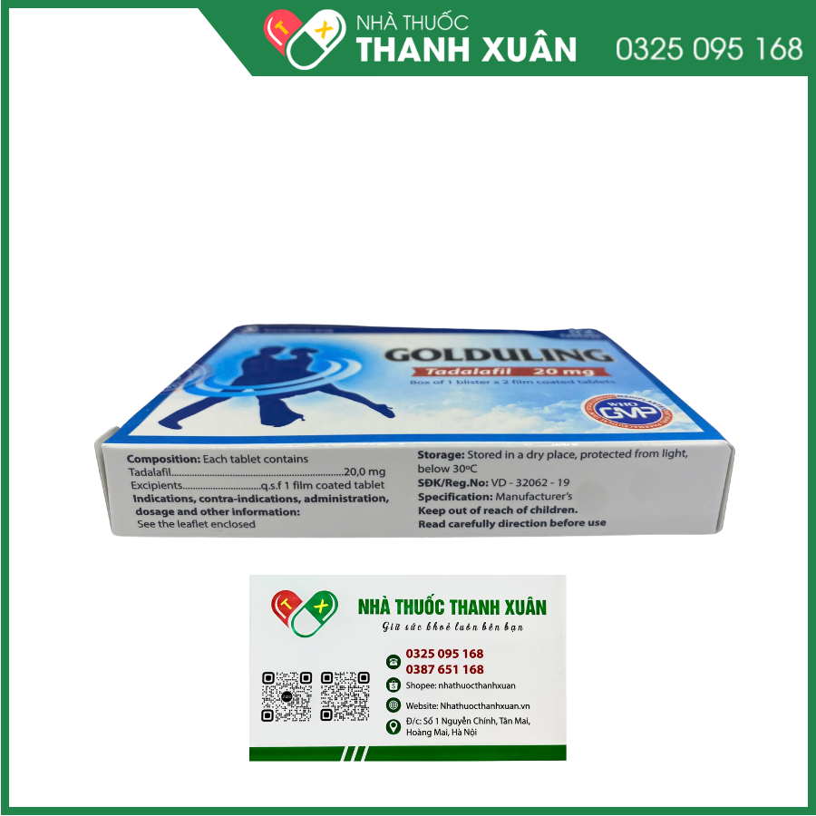 Golduling điều trị rối loạn cương dương
