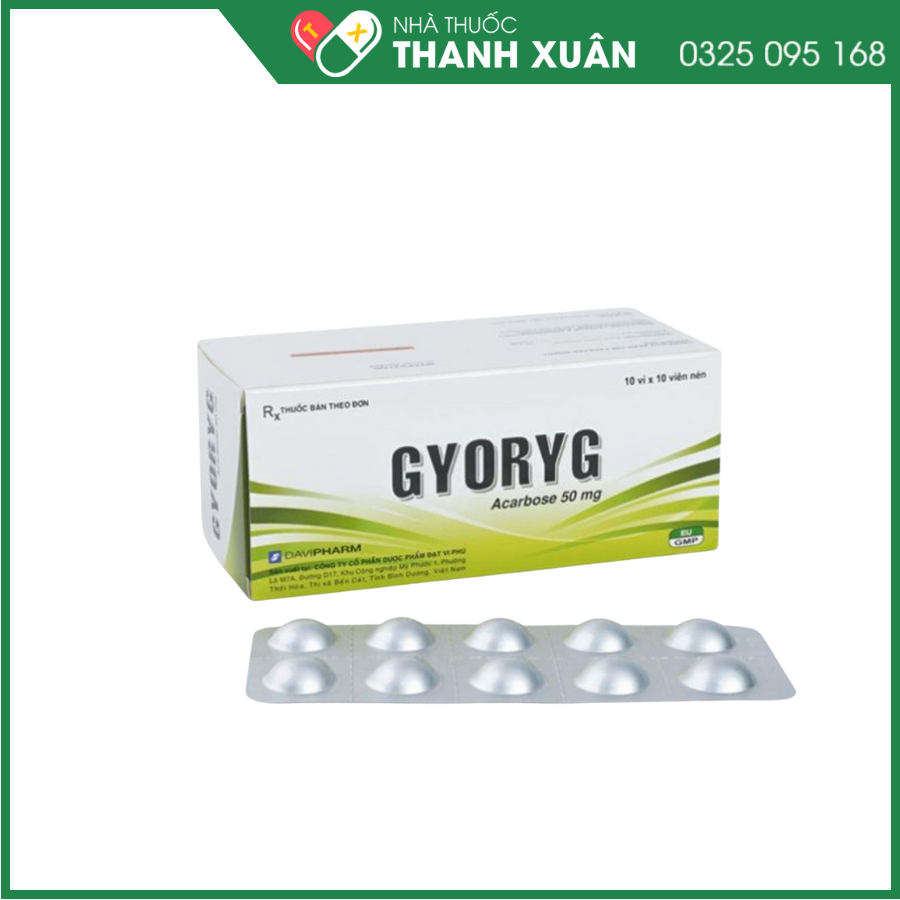 Gyoryg điều trị đái tháo đường tuýp 2