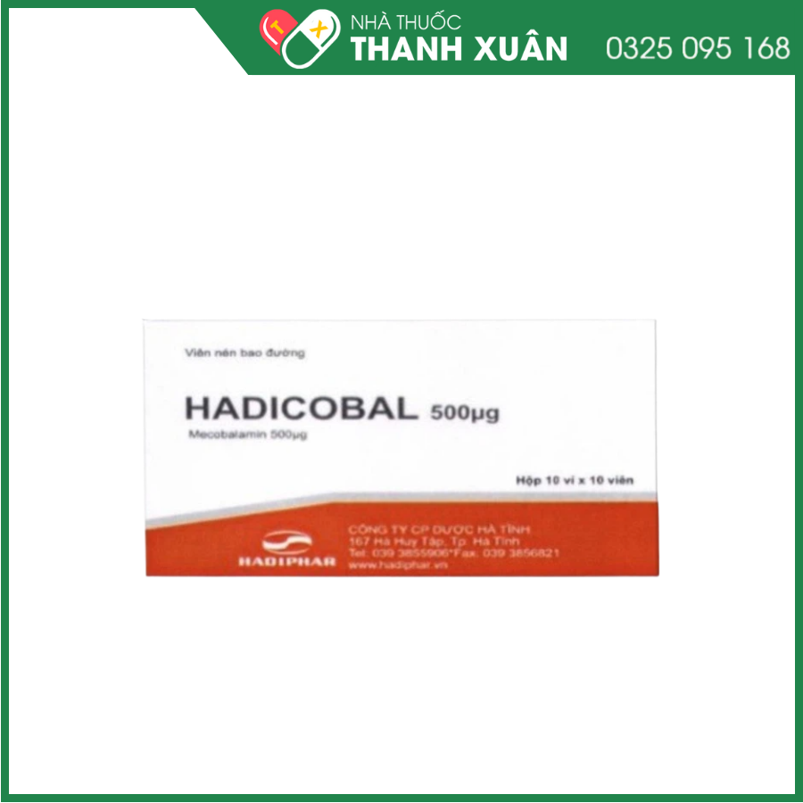 Hadicobal - Hỗ trợ điều trị một số bệnh lý thần kinh ngoại biên