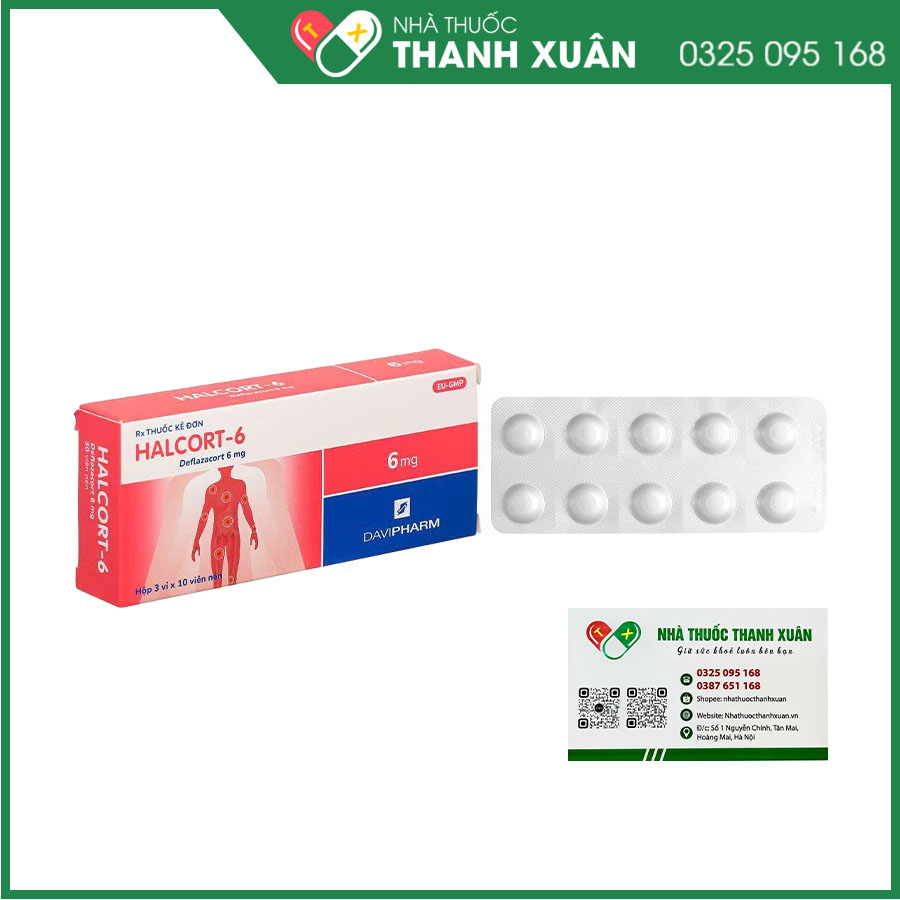 Halcort-6 thuốc chống viêm và ức chế miễn dịch