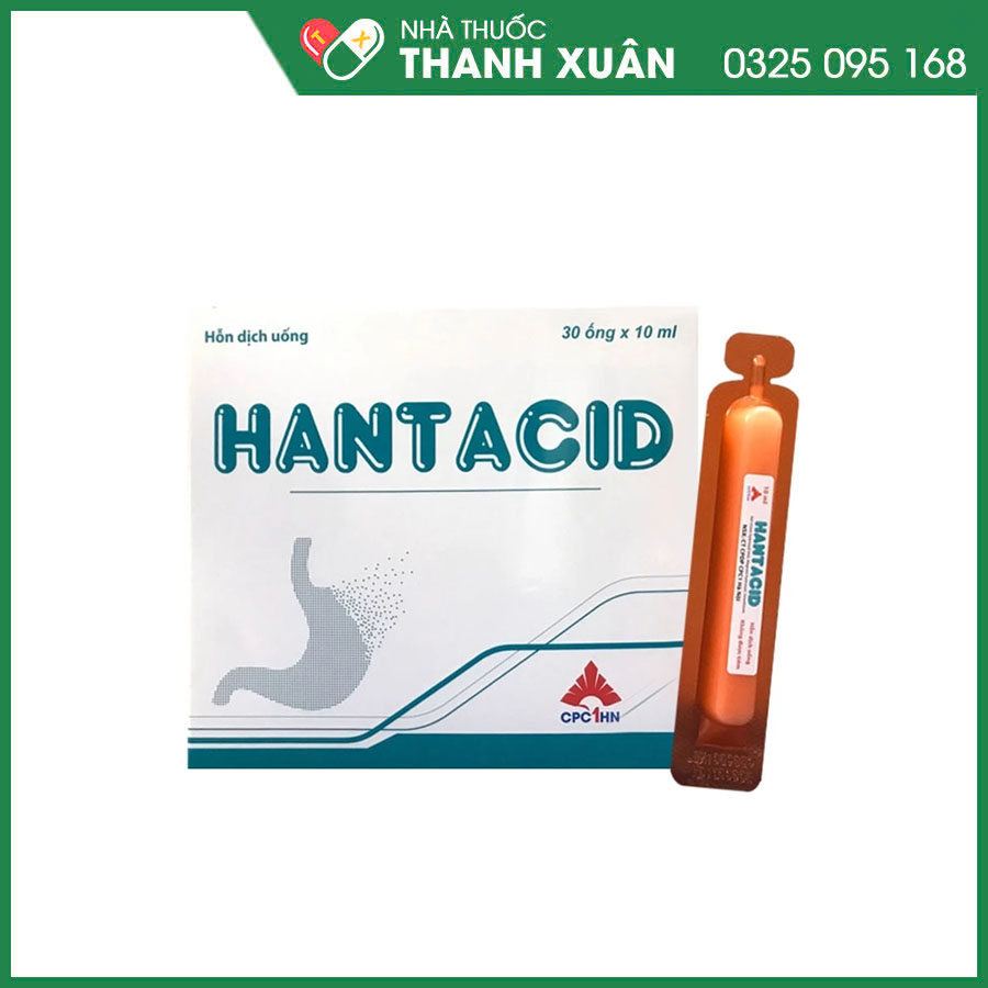 Hantacid giúp làm dịu các triệu chứng do tăng acid dạ dày, phòng và điều trị loét dạ dày - tá tràng, điều trị triệu chứng trào ngược dạ dày - thực quản