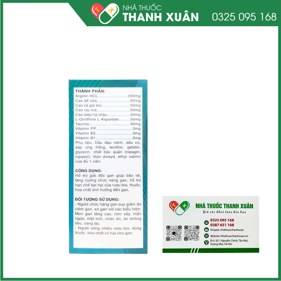 Hepanin - Hỗ trợ giải độc gan, giúp bảo vệ tăng cường chức năng gan