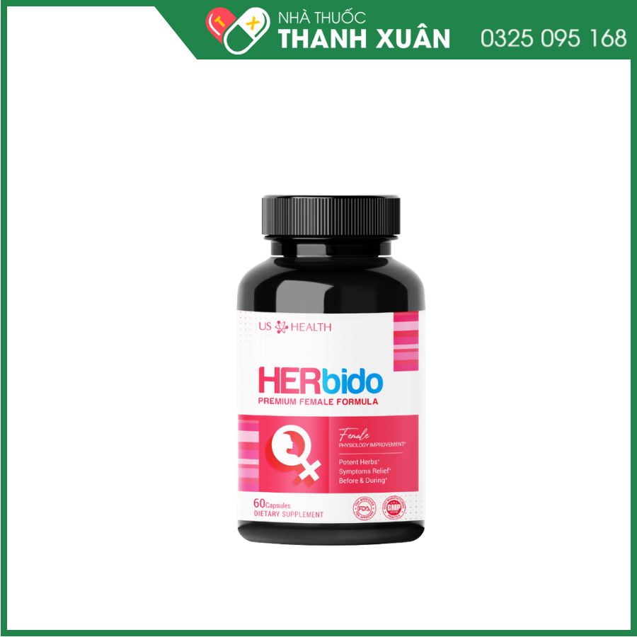Herbido – Viên uống hỗ trợ cân bằng nội tiết tố nữ , tăng sinh lý &amp; sắc đẹp từ bên trong