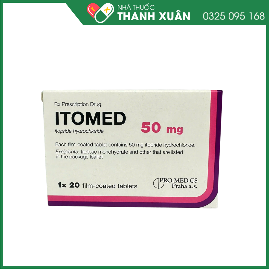 Thuốc Itomed điều trị các triệu chứng trên đường tiêu hóa