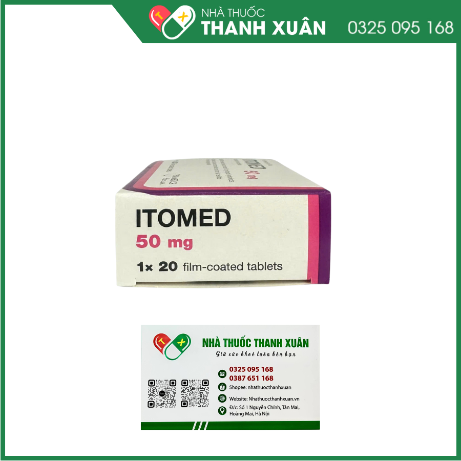 Thuốc Itomed điều trị các triệu chứng trên đường tiêu hóa