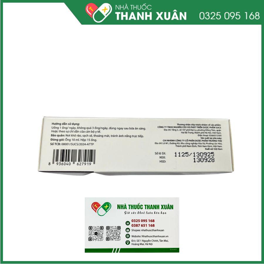 Ixantin-K- Siro bổ mắt cho trẻ cận thị