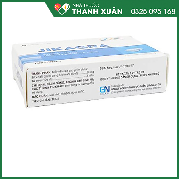Thuốc Jikagra trị rối loạn cương dương