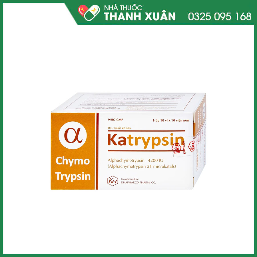 Katrypsin 4200 IU dùng trong các trường hợp điều trị phù nề sau chấn thương, phẫu thuật, bỏng
