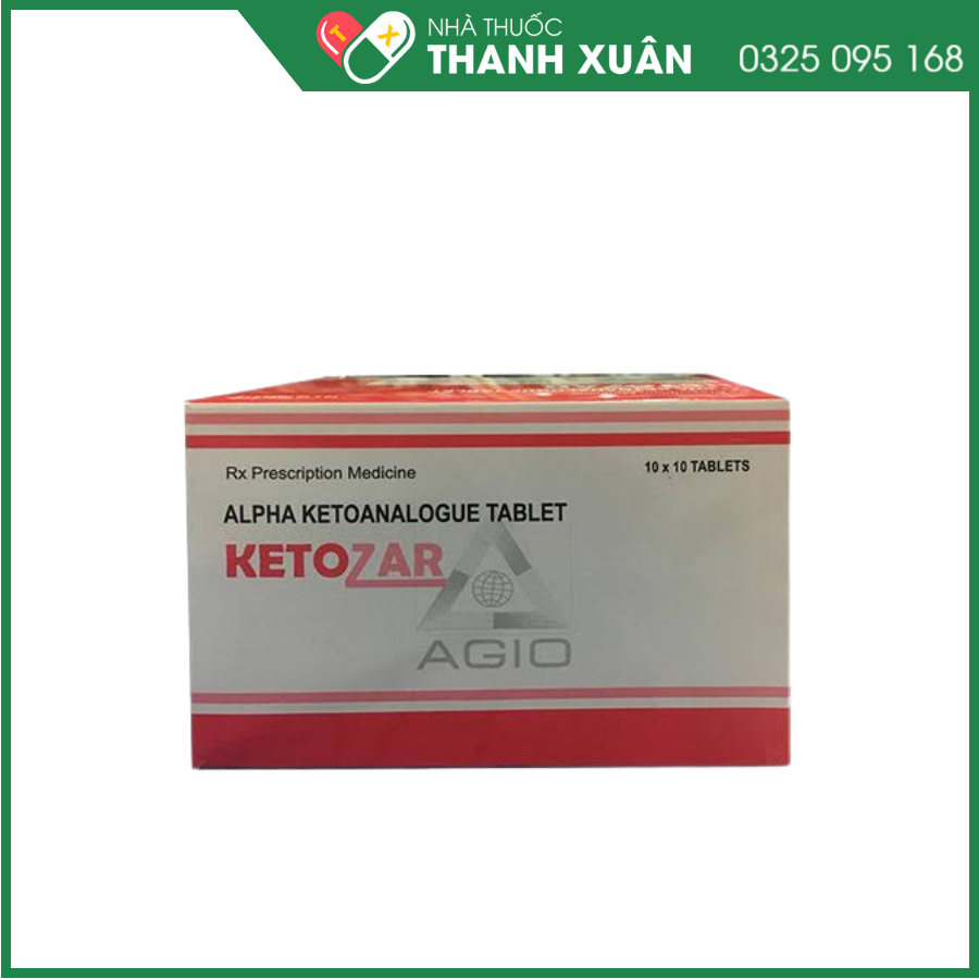 Ketozar phòng và điều trị bệnh do rối loạn hoặc suy giảm cơ chế chuyển hóa protein trong bệnh suy thận mạn