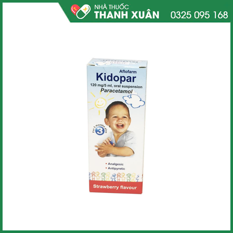 Kidopar thuốc giảm đau và hạ sốt