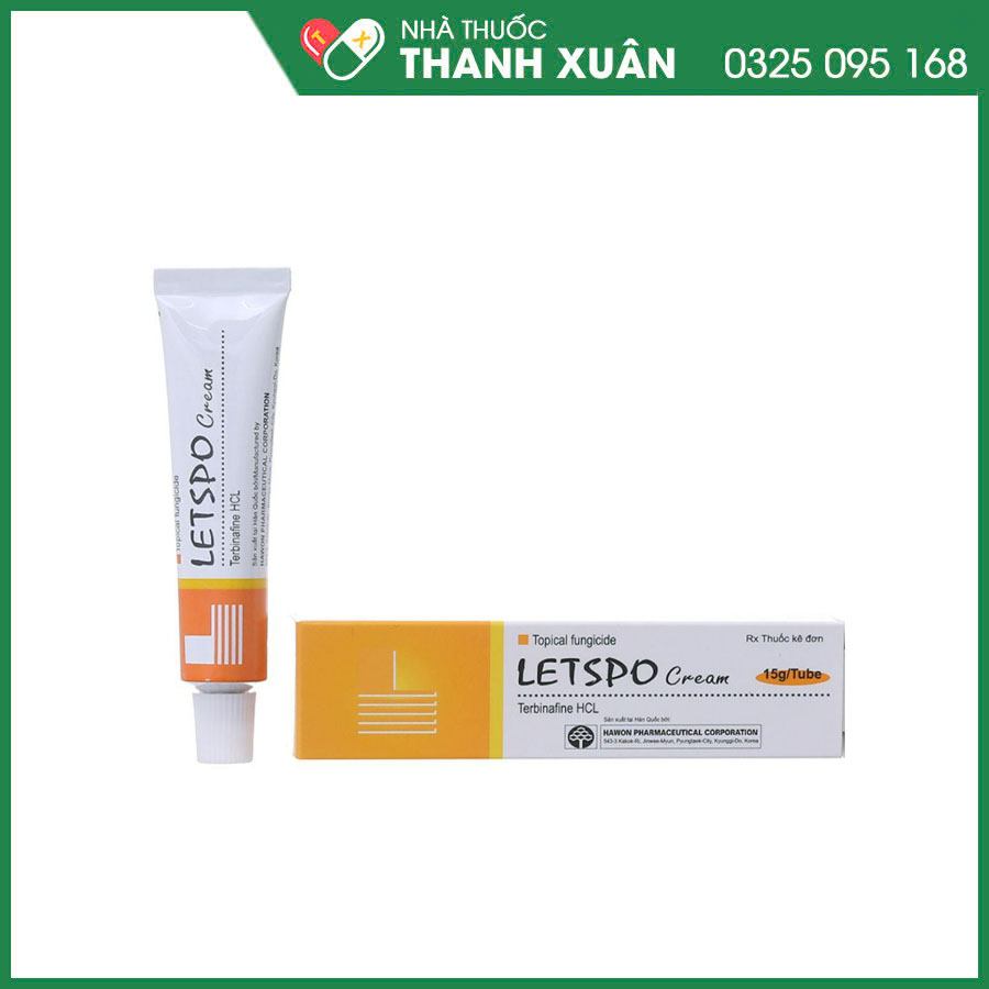 LETSPO Cream thuốc điều trị nhiễm nấm ngoài da