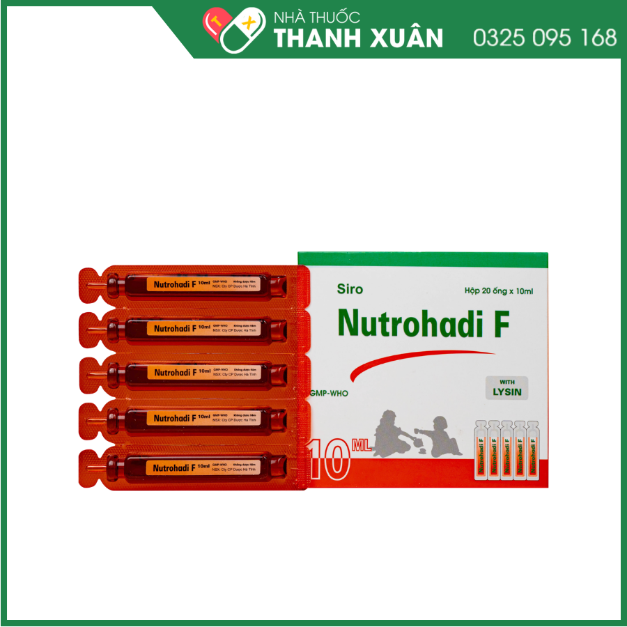 Nutrohadi F phòng ngừa và điều trị các bệnh do thiếu vitamin