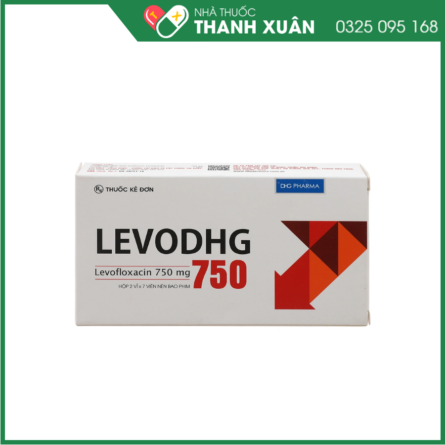 LevoDHG 750 điều trị nhiễm khuẩn