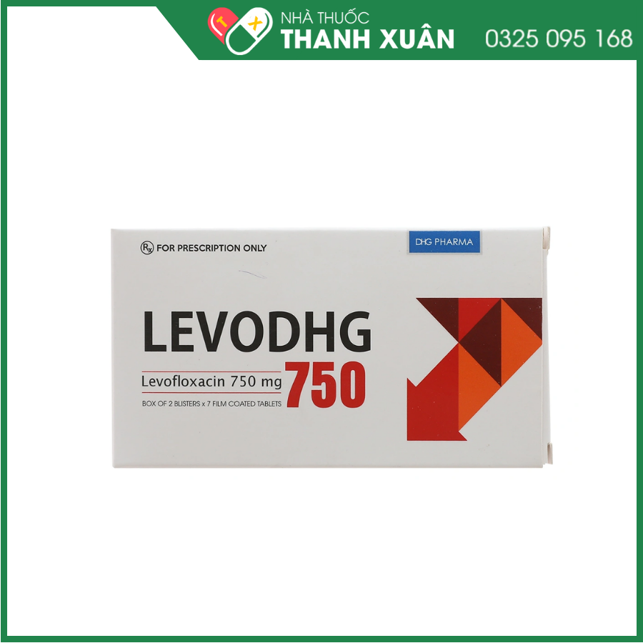 LevoDHG 750 điều trị nhiễm khuẩn