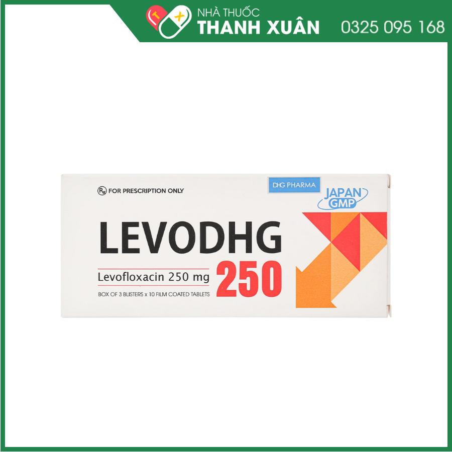 Viên nén LevoDHG 250 điều trị nhiễm khuẩn