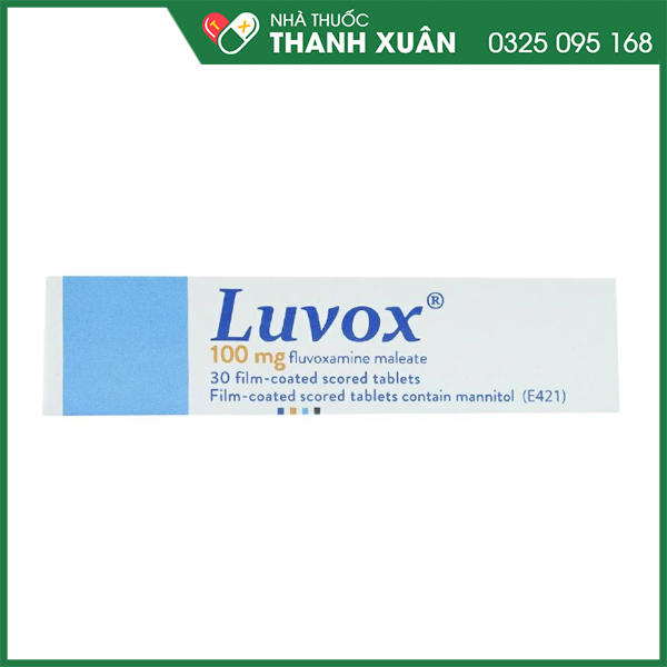 Luvox 100mg trị trầm cảm, rối loạn xung lực cưỡng bức ám ảnh