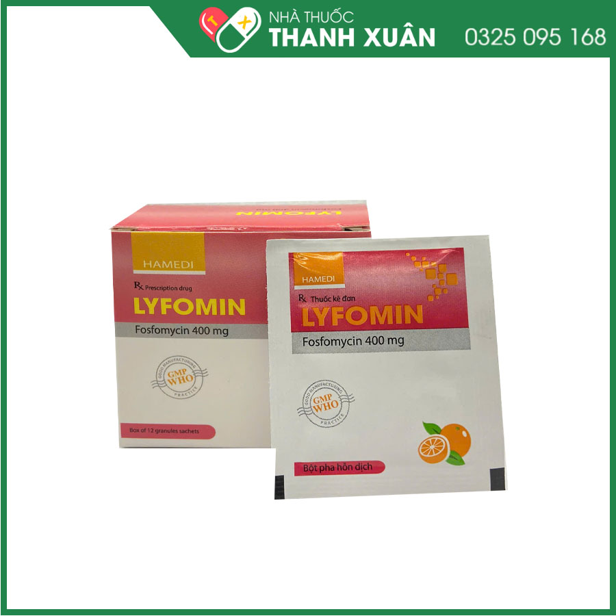Lyfomin - Điều trị nhiễm khuẩn đường tiết niệu, nhiễm khuẩn da