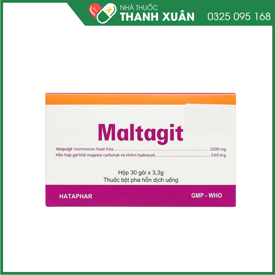 Maltagit điều trị triệu chứng trong đau thực quản - dạ dày - tá tràng