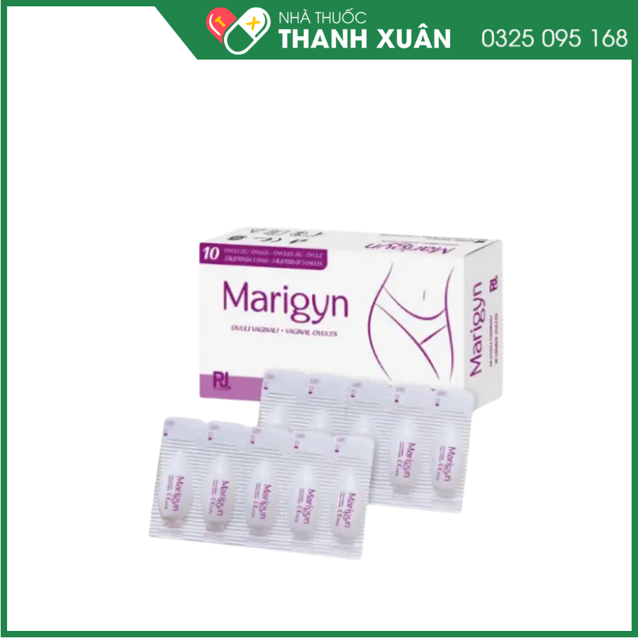 Viên đặt âm đạo Marigyn cân bằng hệ vi sinh cho âm đạo