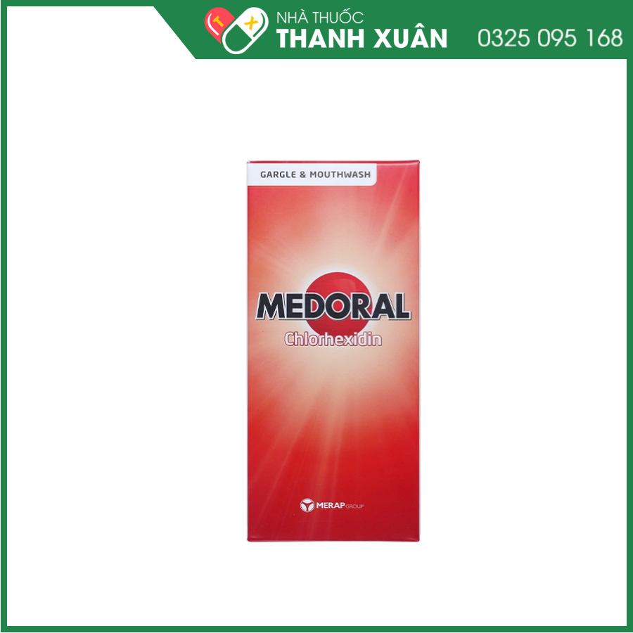 Medoral điều trị bệnh viêm nhiễm khuẩn ở họng miệng và  nhiễm nấm candida miệng