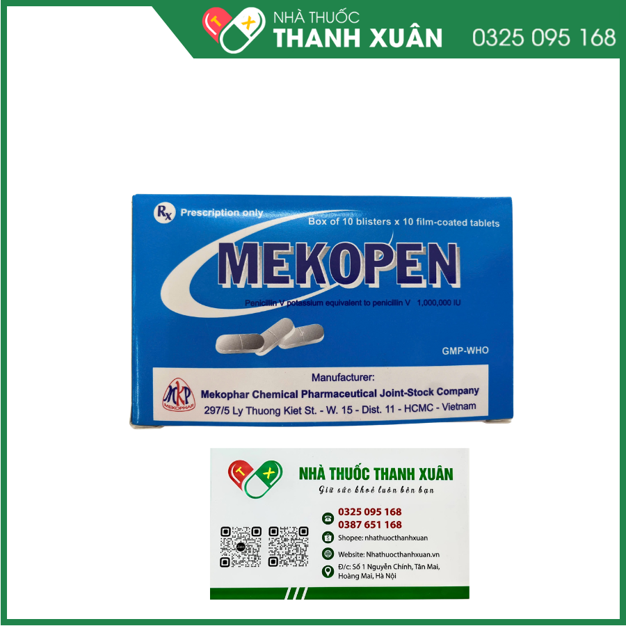 Mekopen điều trị các nhiễm khuẩn hô hấp, da, thấp khớp cấp