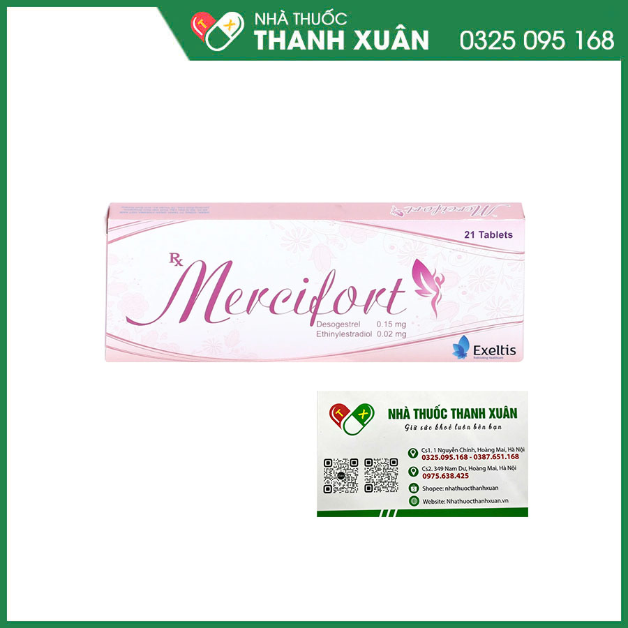 Mercifort thuốc tránh thai hằng ngày