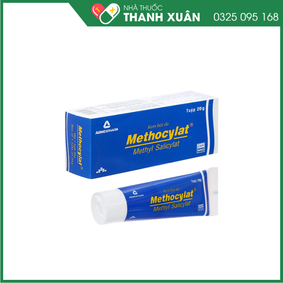 Kem bôi da Methocylat giảm đau nhức cơ xương khớp