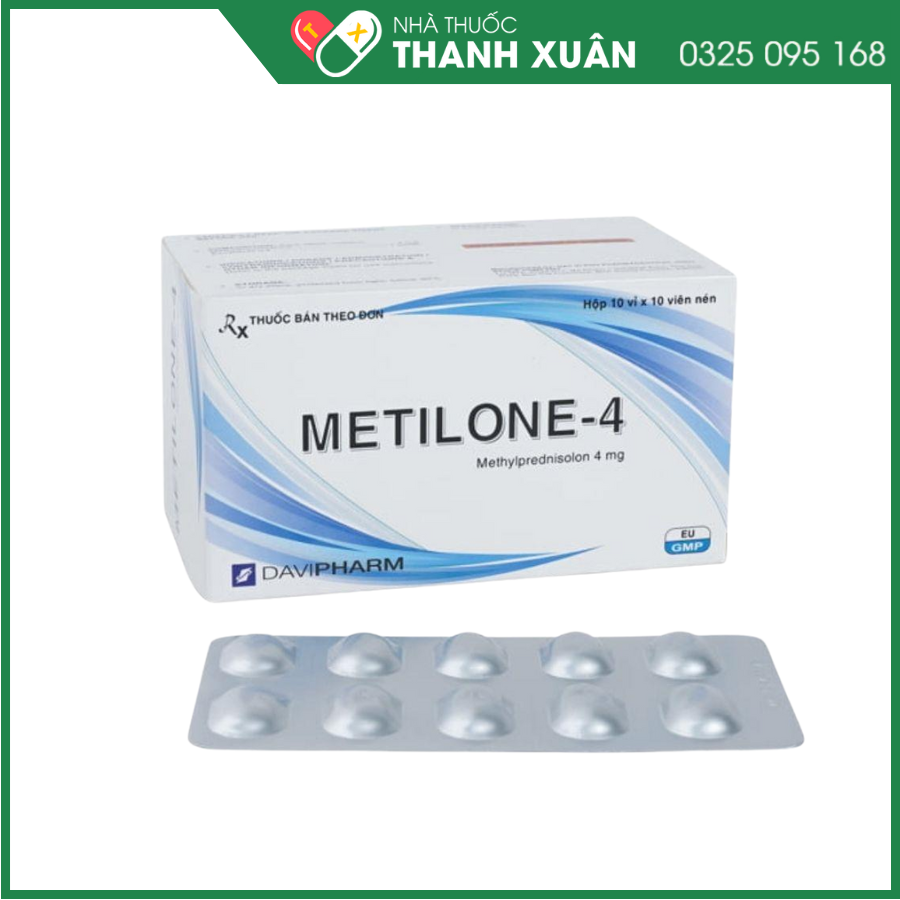 Thuốc Metilone-4 chống viêm và giảm miễn dịch của glucocorticoid