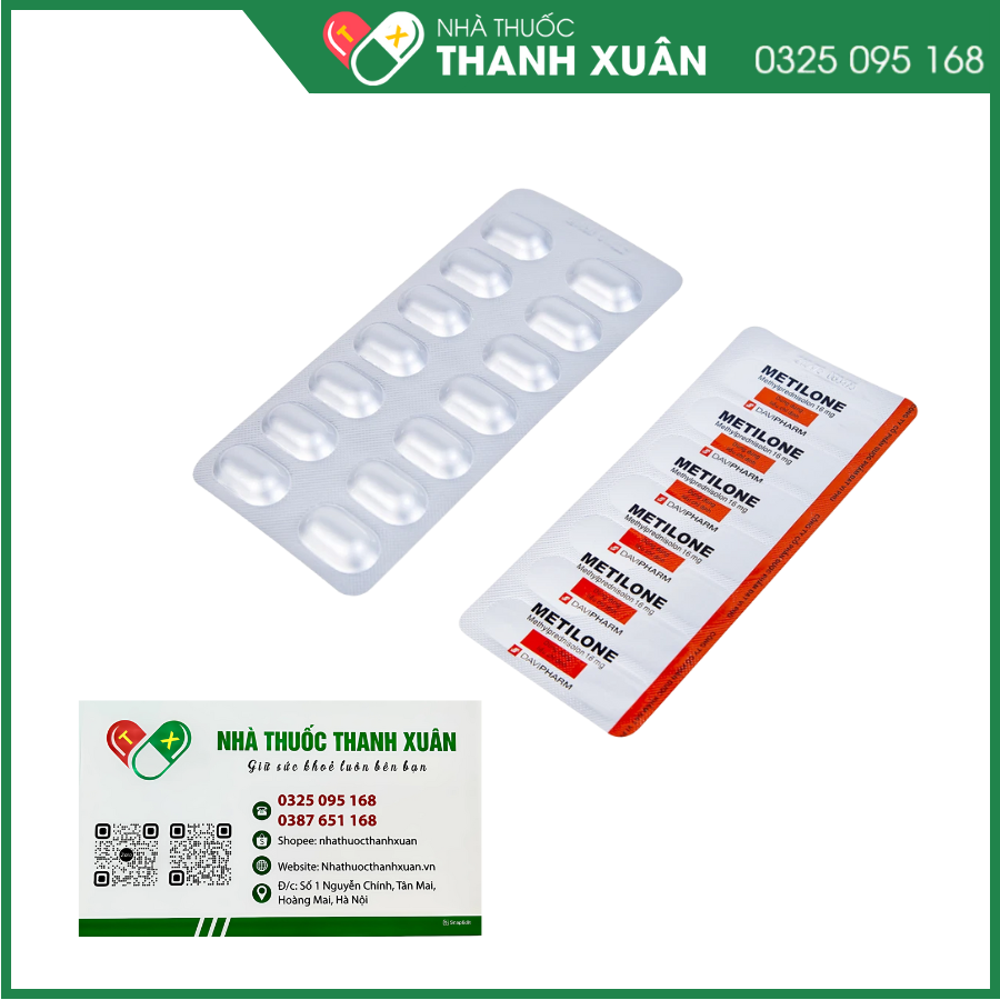 Thuốc Metilone chống viêm và giảm miễn dịch của glucocorticoid