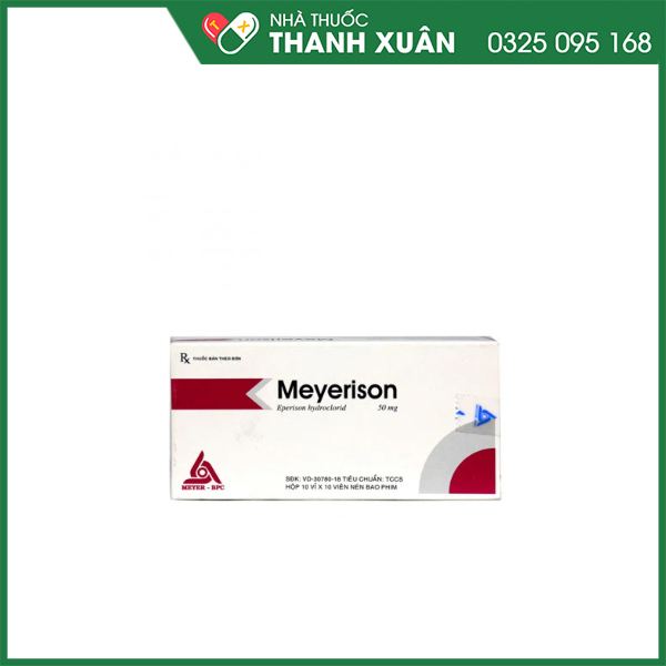 Thuốc Meyerison 50mg giảm trương lực cơ