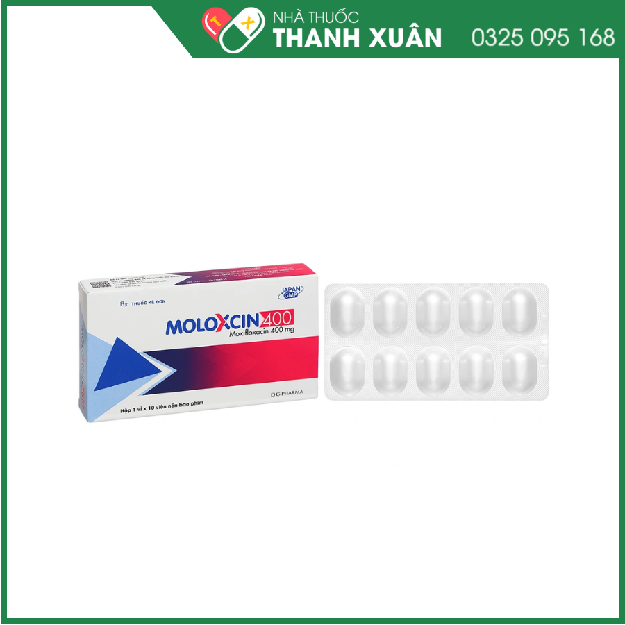 Moloxcin 400 điều trị nhiễm khuẩn
