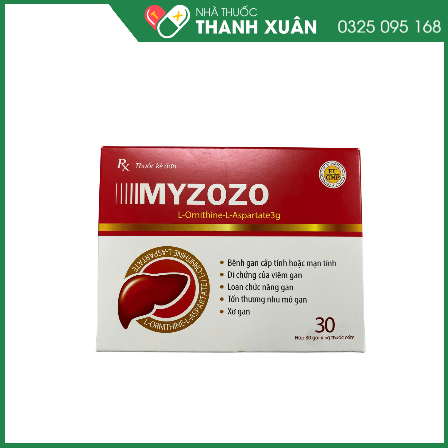 Myzozo điều trị bệnh lý về gan