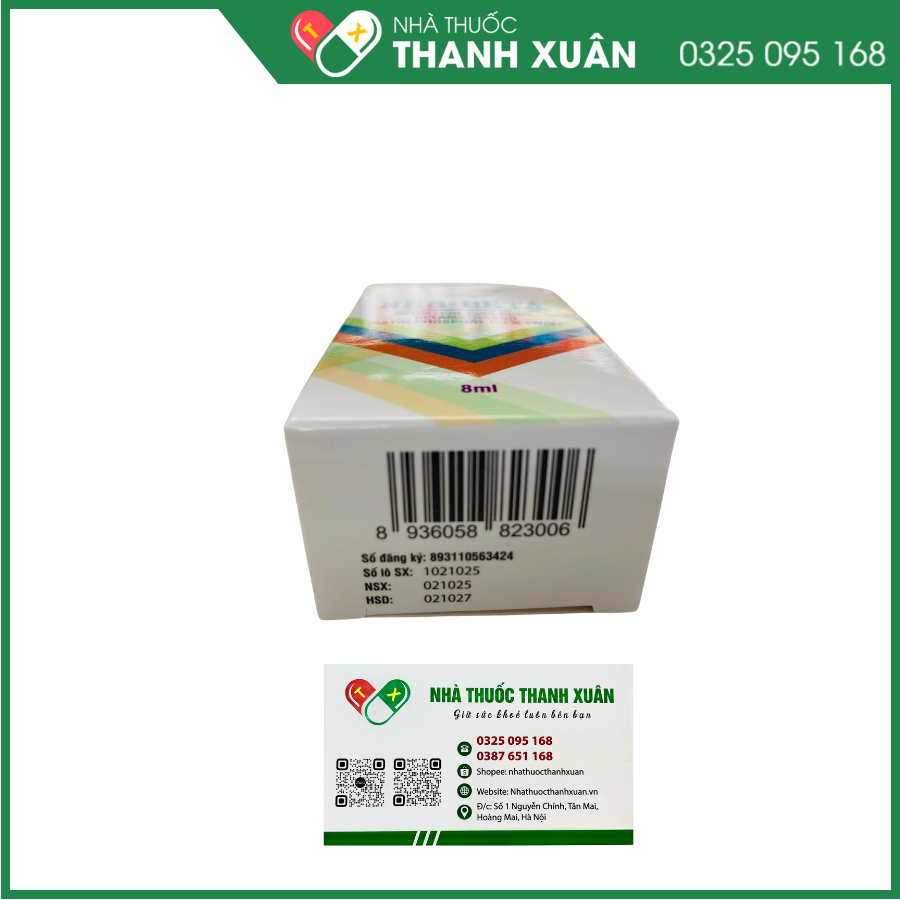 Thuốc nhỏ mắt, mũi, tai Neo-Beta điều trị viêm nhiễm mắt, mũi, tai
