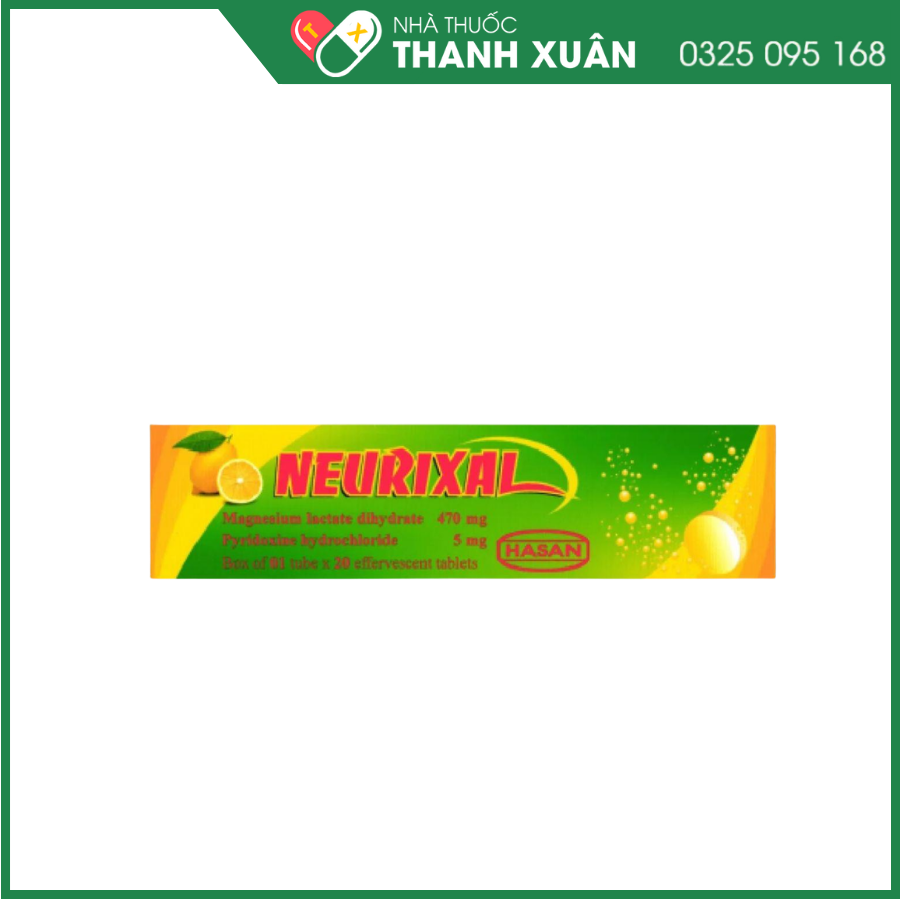 Neurixal điều trị bệnh thiếu hụt magnesi