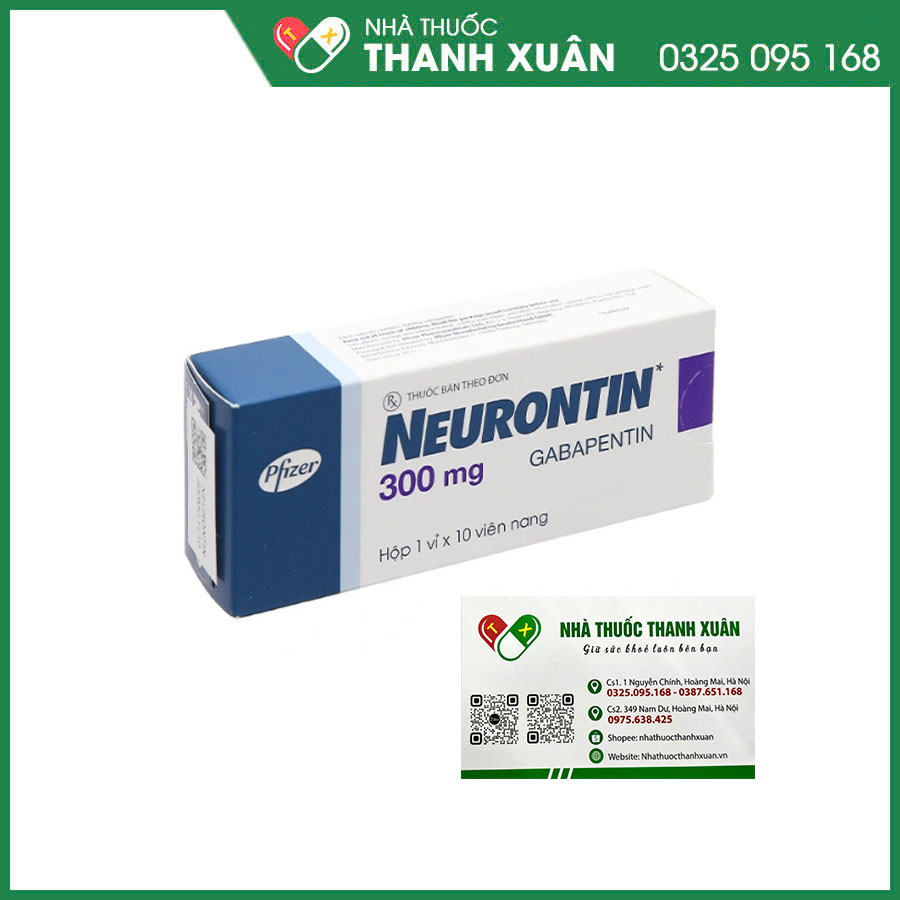 Neurontin 300mg thuốc điều trị động kinh và đau thần kinh